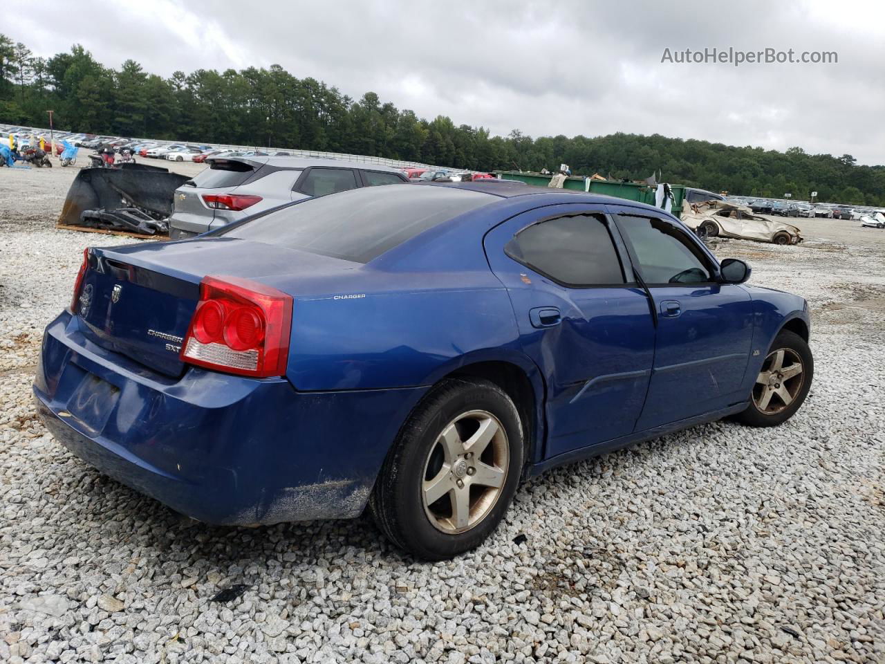 2010 Dodge Charger Sxt Синий vin: 2B3CA3CV4AH168533