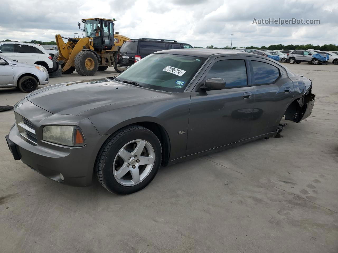 2010 Dodge Charger Sxt Gray vin: 2B3CA3CV4AH216743