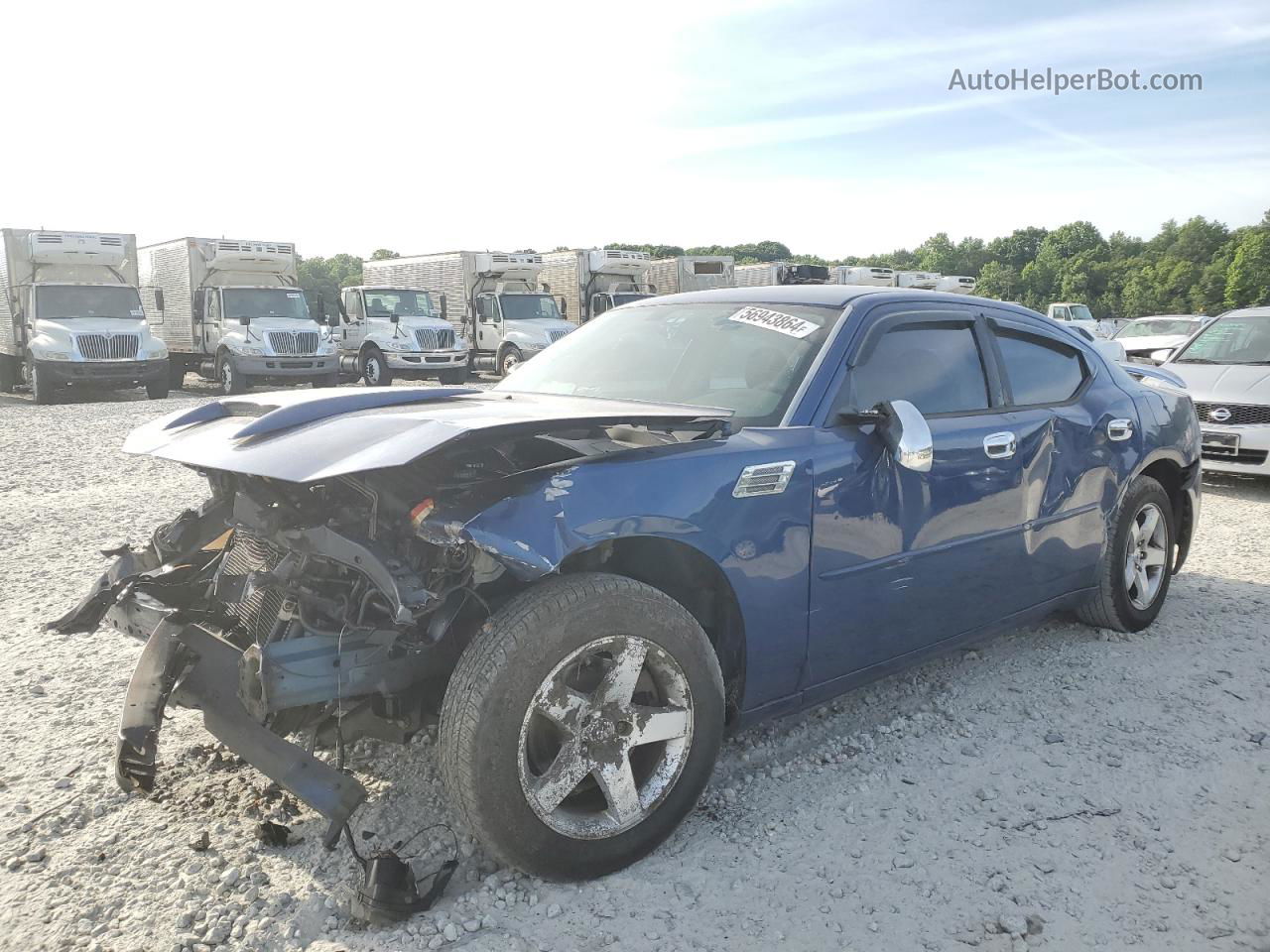 2010 Dodge Charger Sxt Blue vin: 2B3CA3CV4AH274951