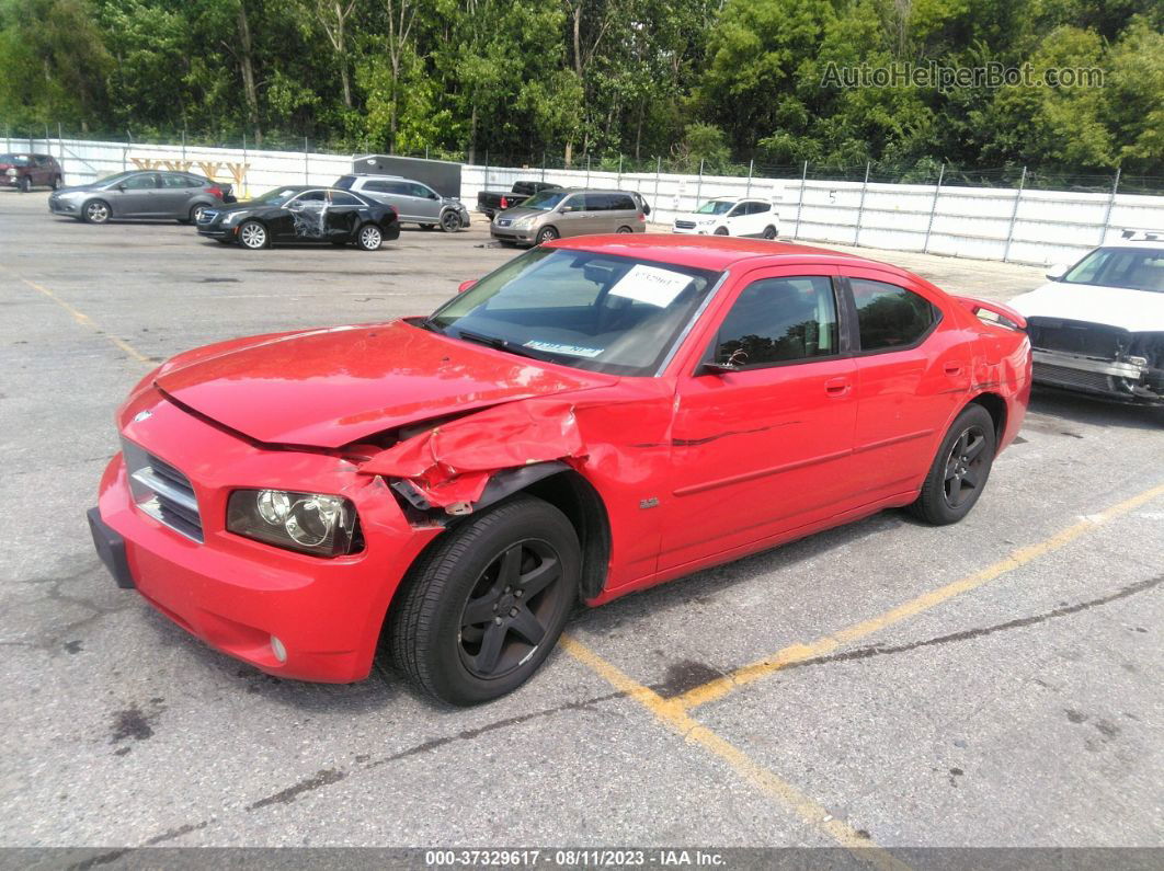 2010 Dodge Charger Sxt Red vin: 2B3CA3CV4AH298134