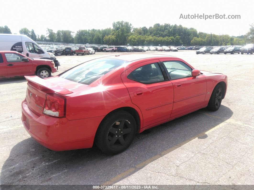 2010 Dodge Charger Sxt Red vin: 2B3CA3CV4AH298134