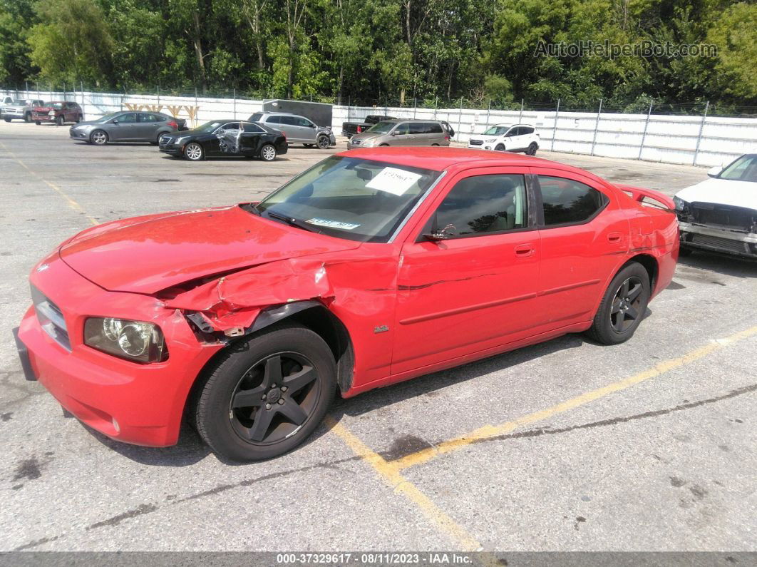 2010 Dodge Charger Sxt Красный vin: 2B3CA3CV4AH298134