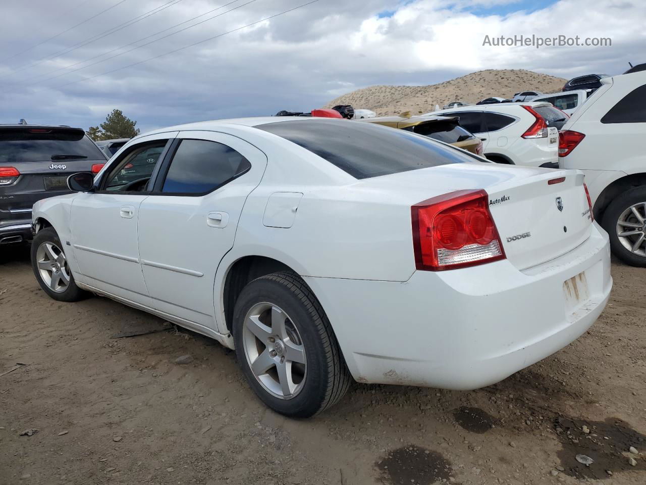 2010 Dodge Charger Sxt White vin: 2B3CA3CV4AH302134