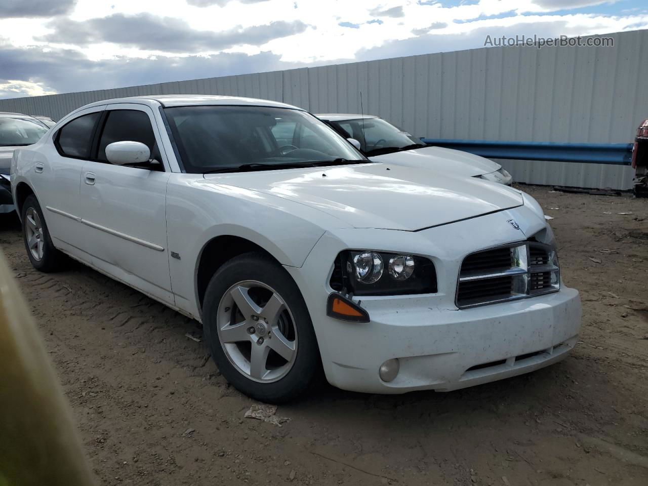 2010 Dodge Charger Sxt White vin: 2B3CA3CV4AH302134