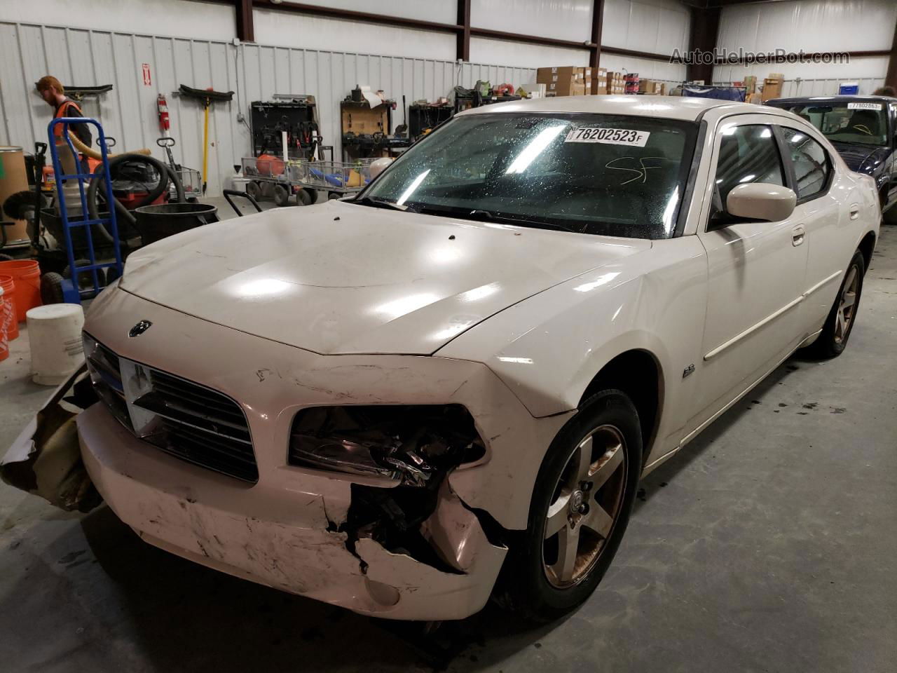 2010 Dodge Charger Sxt White vin: 2B3CA3CV5AH165690