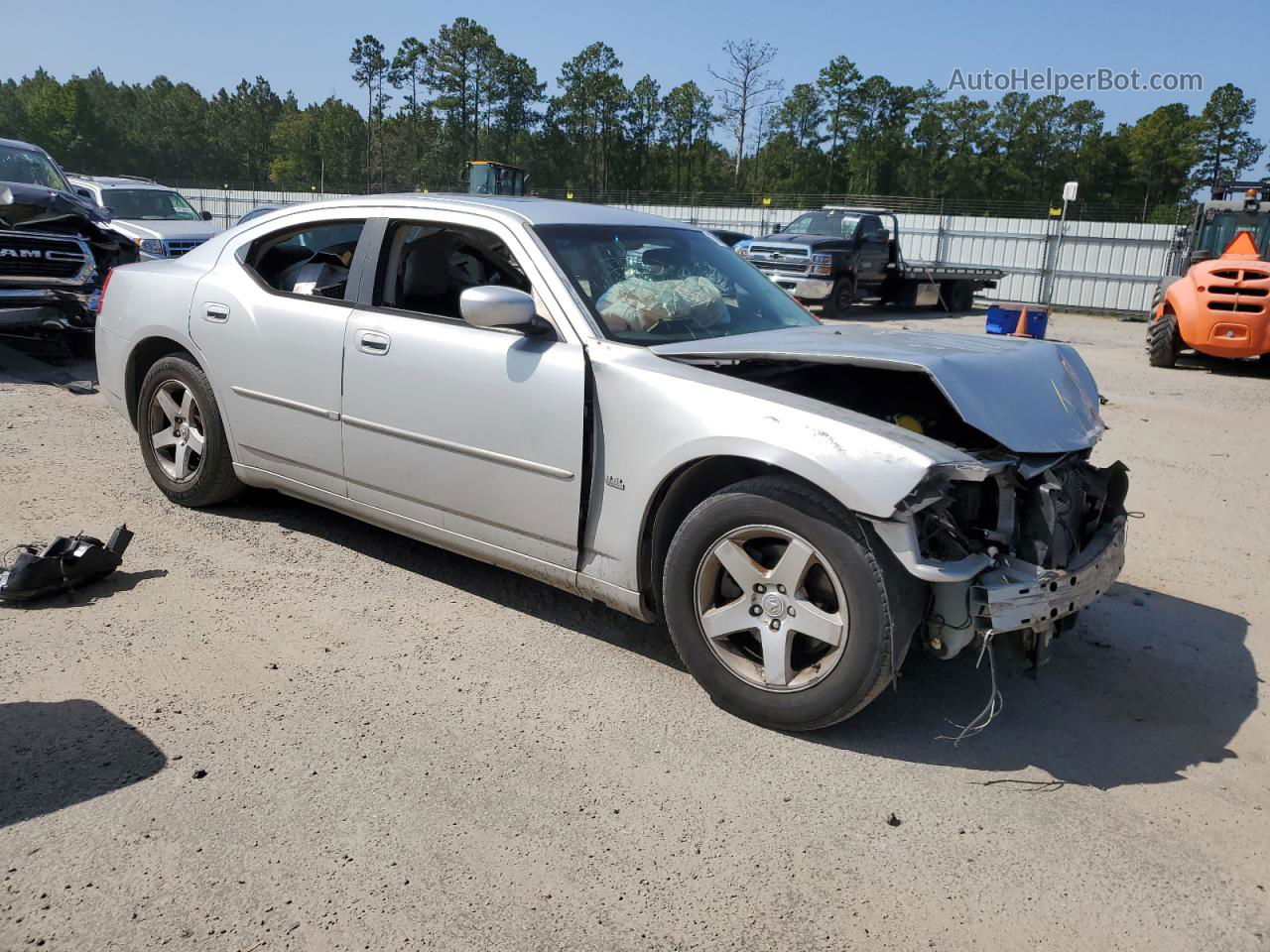 2010 Dodge Charger Sxt Silver vin: 2B3CA3CV5AH178665