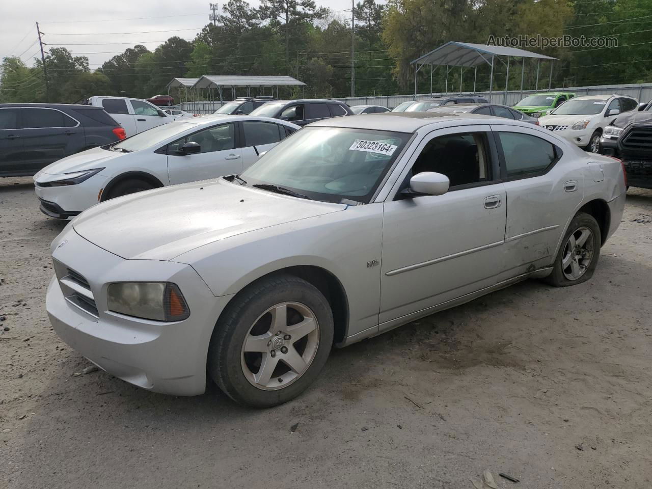 2010 Dodge Charger Sxt Silver vin: 2B3CA3CV5AH196132