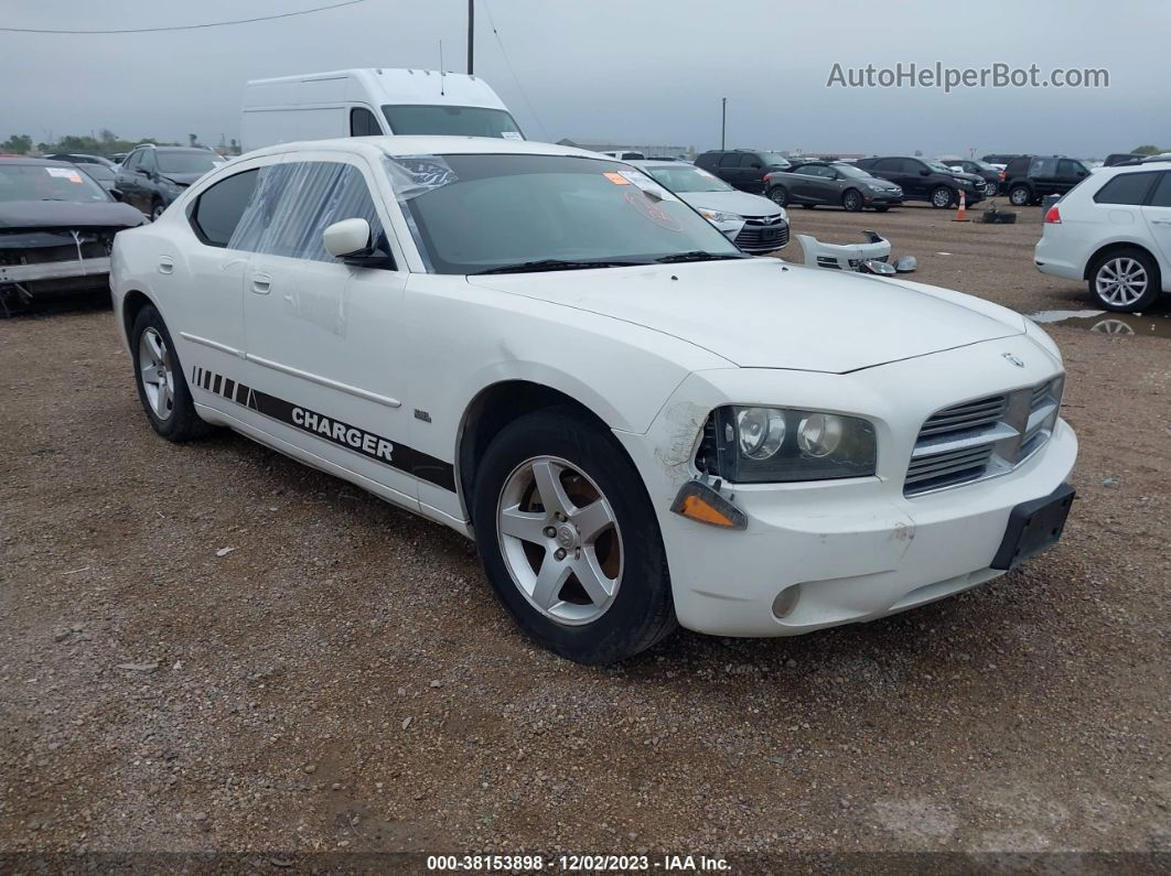 2010 Dodge Charger Sxt White vin: 2B3CA3CV5AH229145