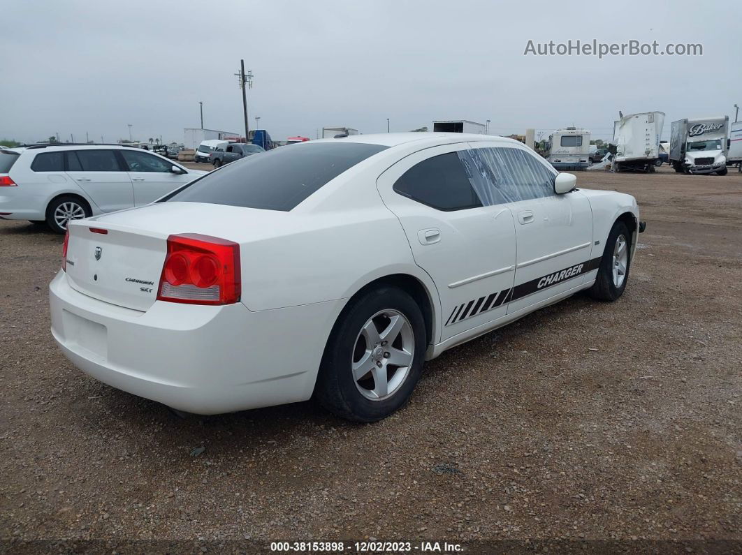 2010 Dodge Charger Sxt White vin: 2B3CA3CV5AH229145