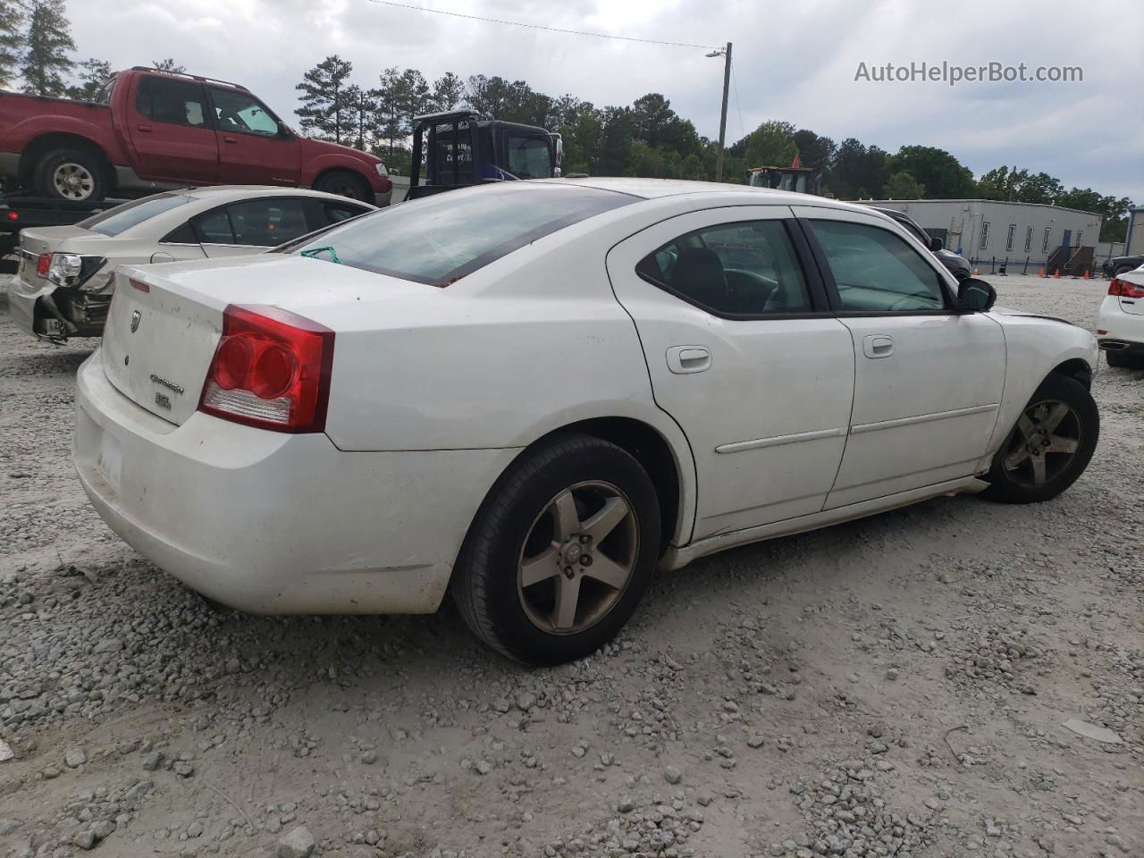 2010 Dodge Charger Sxt White vin: 2B3CA3CV5AH259021