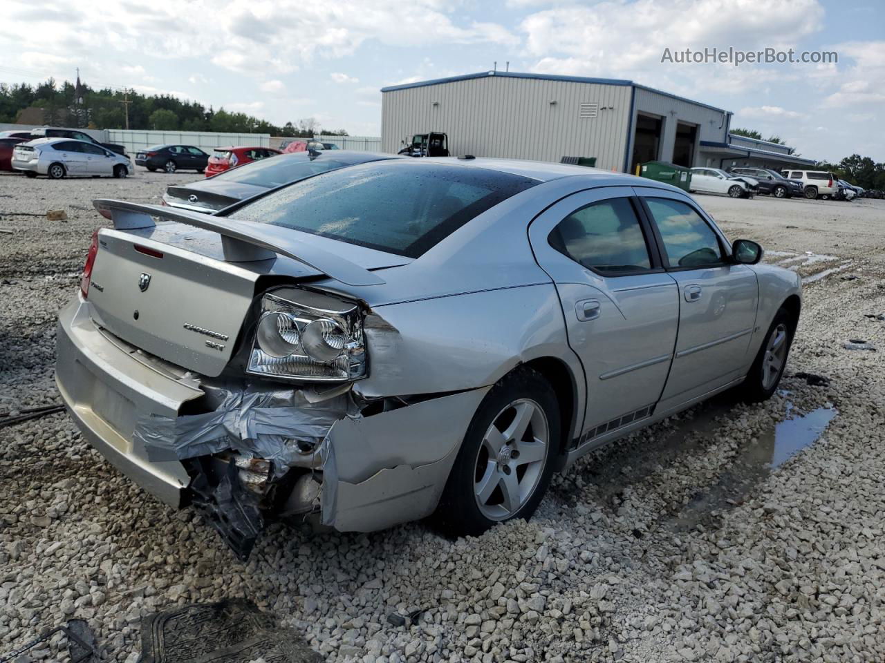 2010 Dodge Charger Sxt Silver vin: 2B3CA3CV5AH268155