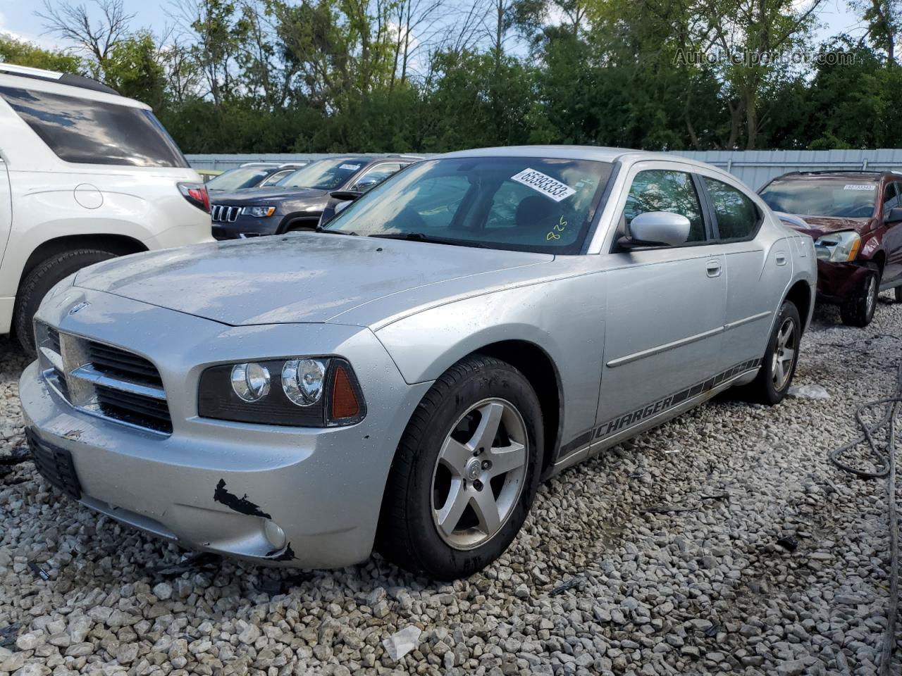 2010 Dodge Charger Sxt Silver vin: 2B3CA3CV5AH268155