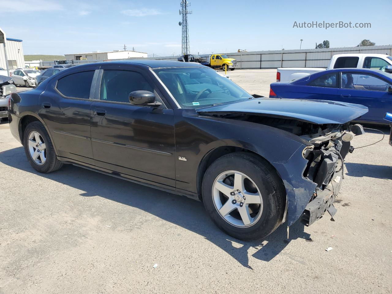 2010 Dodge Charger Sxt Black vin: 2B3CA3CV5AH287207