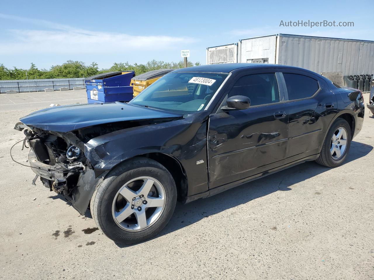 2010 Dodge Charger Sxt Black vin: 2B3CA3CV5AH287207