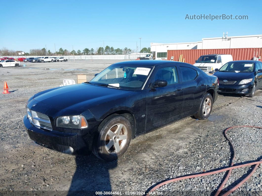 2010 Dodge Charger Sxt Black vin: 2B3CA3CV5AH312204