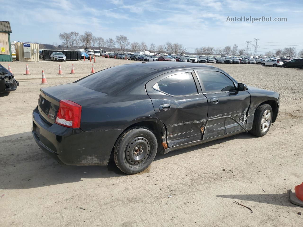 2010 Dodge Charger Sxt Черный vin: 2B3CA3CV6AH122248