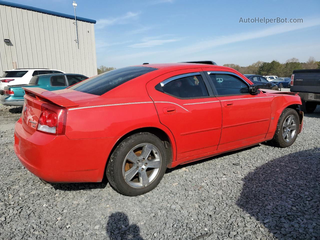 2010 Dodge Charger Sxt Red vin: 2B3CA3CV6AH125327