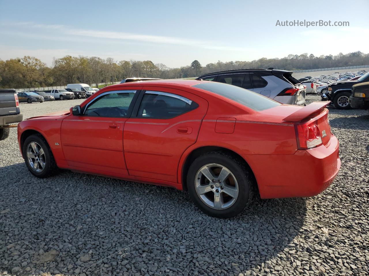 2010 Dodge Charger Sxt Red vin: 2B3CA3CV6AH125327