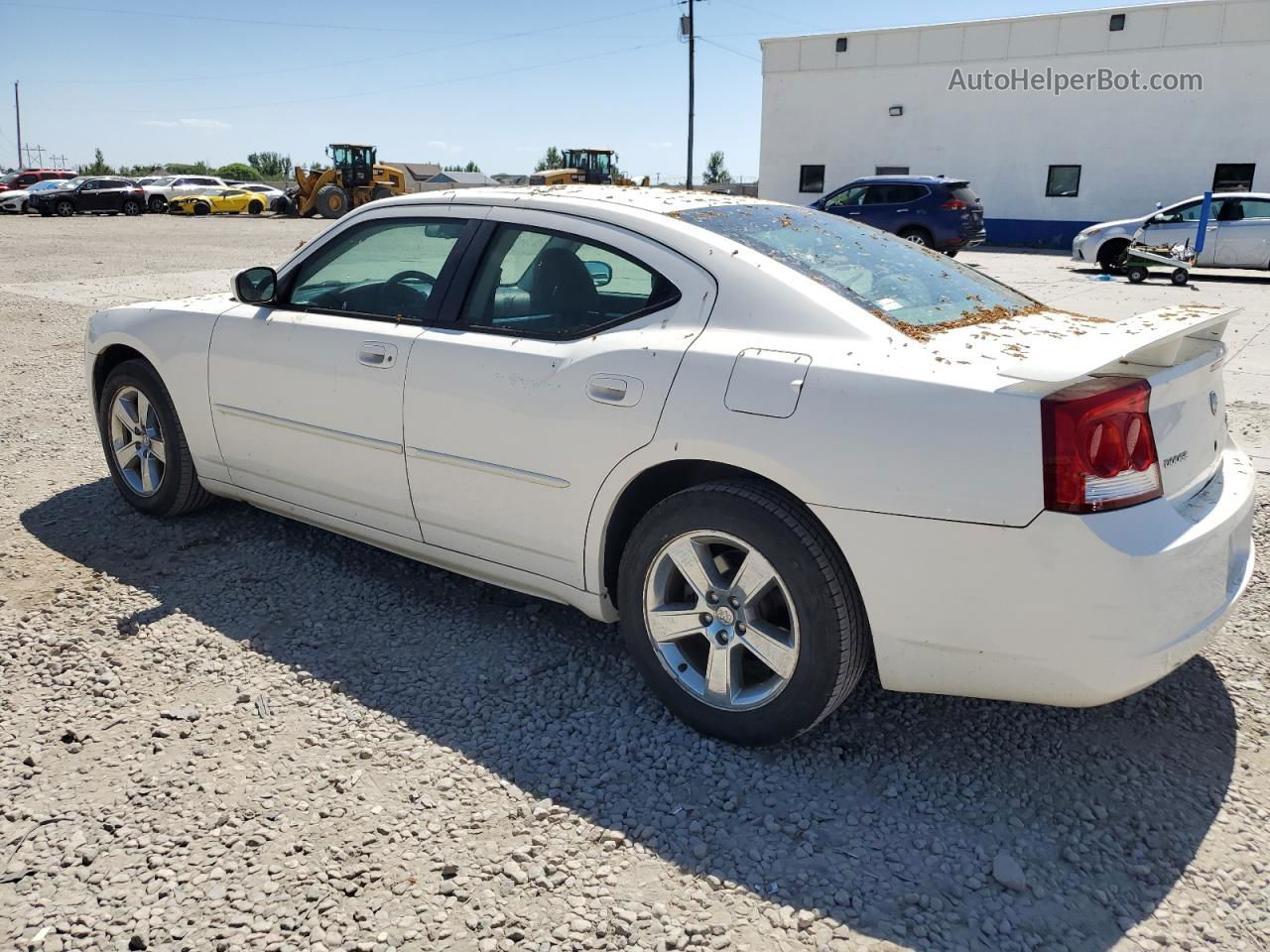 2010 Dodge Charger Sxt White vin: 2B3CA3CV6AH136411