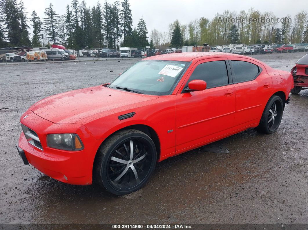 2010 Dodge Charger Sxt Red vin: 2B3CA3CV6AH245905