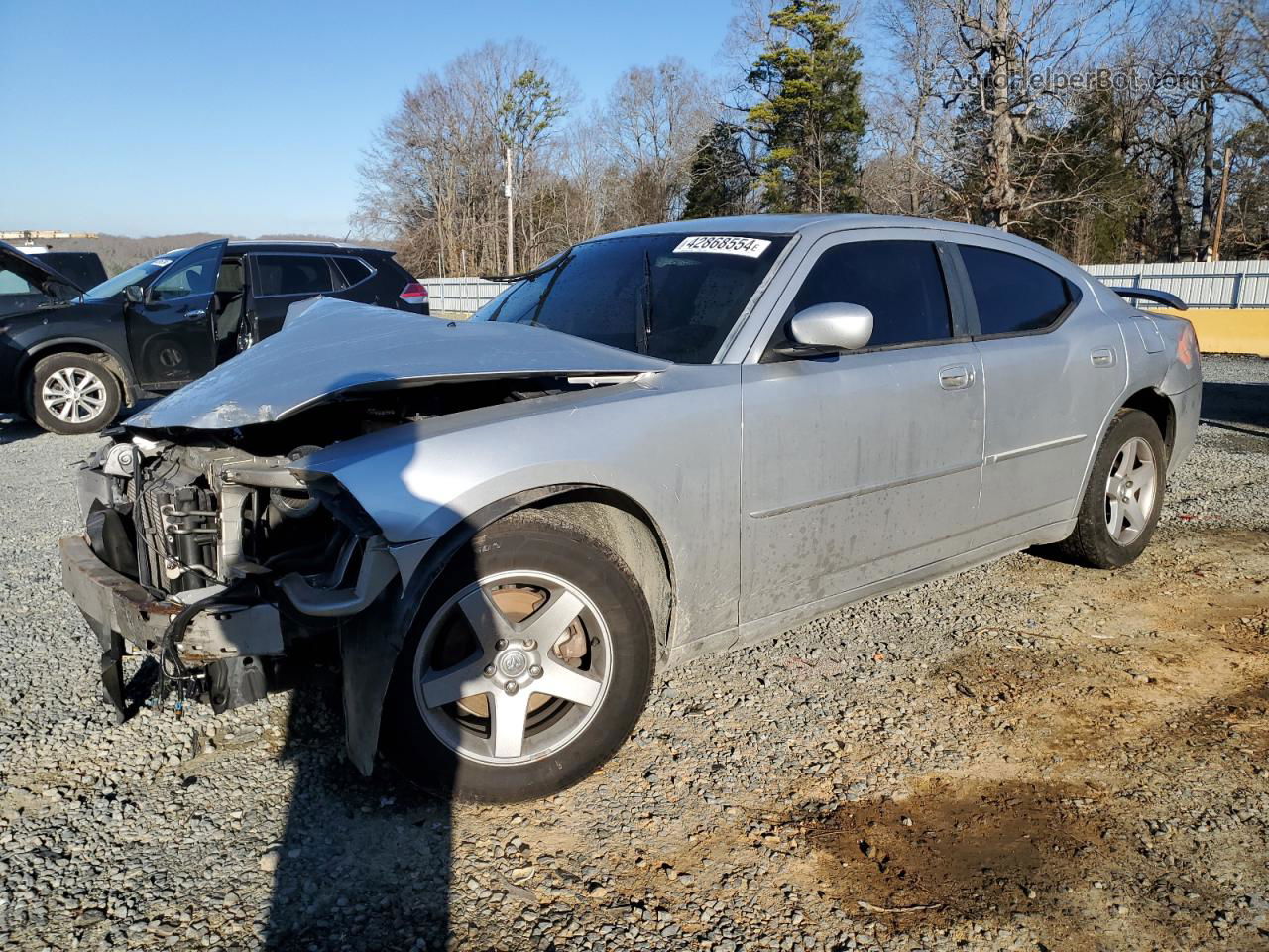 2010 Dodge Charger Sxt Silver vin: 2B3CA3CV6AH302149