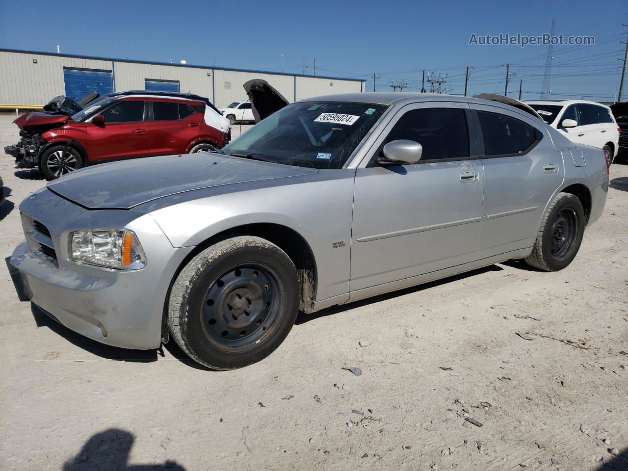 2010 Dodge Charger Sxt Silver vin: 2B3CA3CV7AH106592