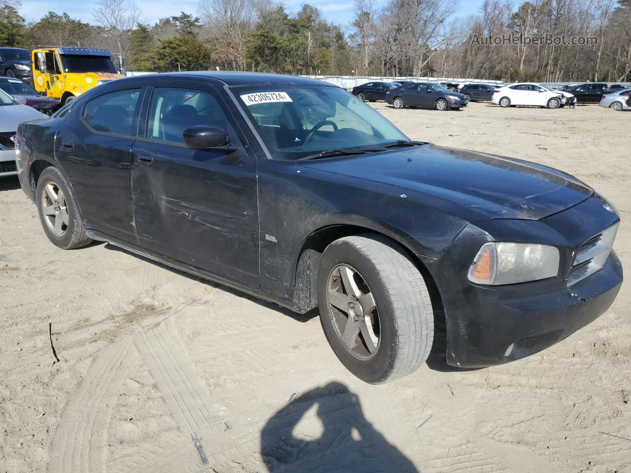 2010 Dodge Charger Sxt Black vin: 2B3CA3CV7AH222522