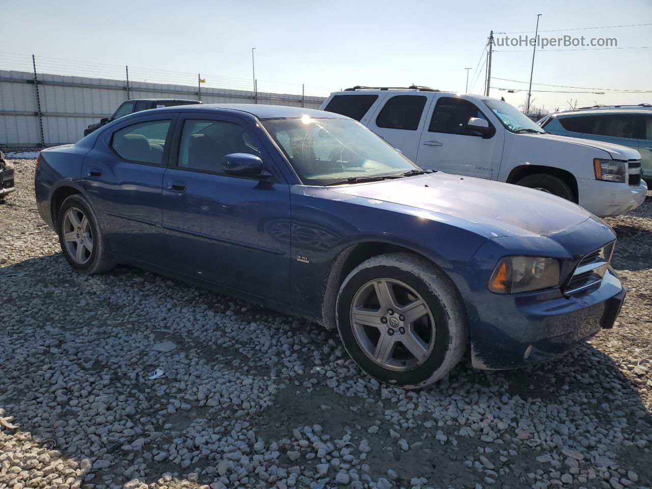 2010 Dodge Charger Sxt Blue vin: 2B3CA3CV7AH236646