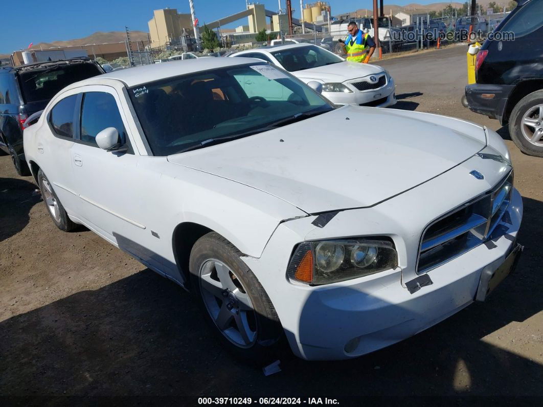 2010 Dodge Charger Sxt White vin: 2B3CA3CV7AH257576