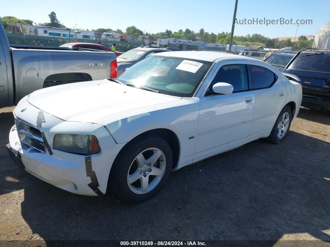 2010 Dodge Charger Sxt White vin: 2B3CA3CV7AH257576