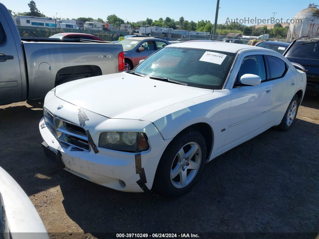 2010 Dodge Charger Sxt White vin: 2B3CA3CV7AH257576