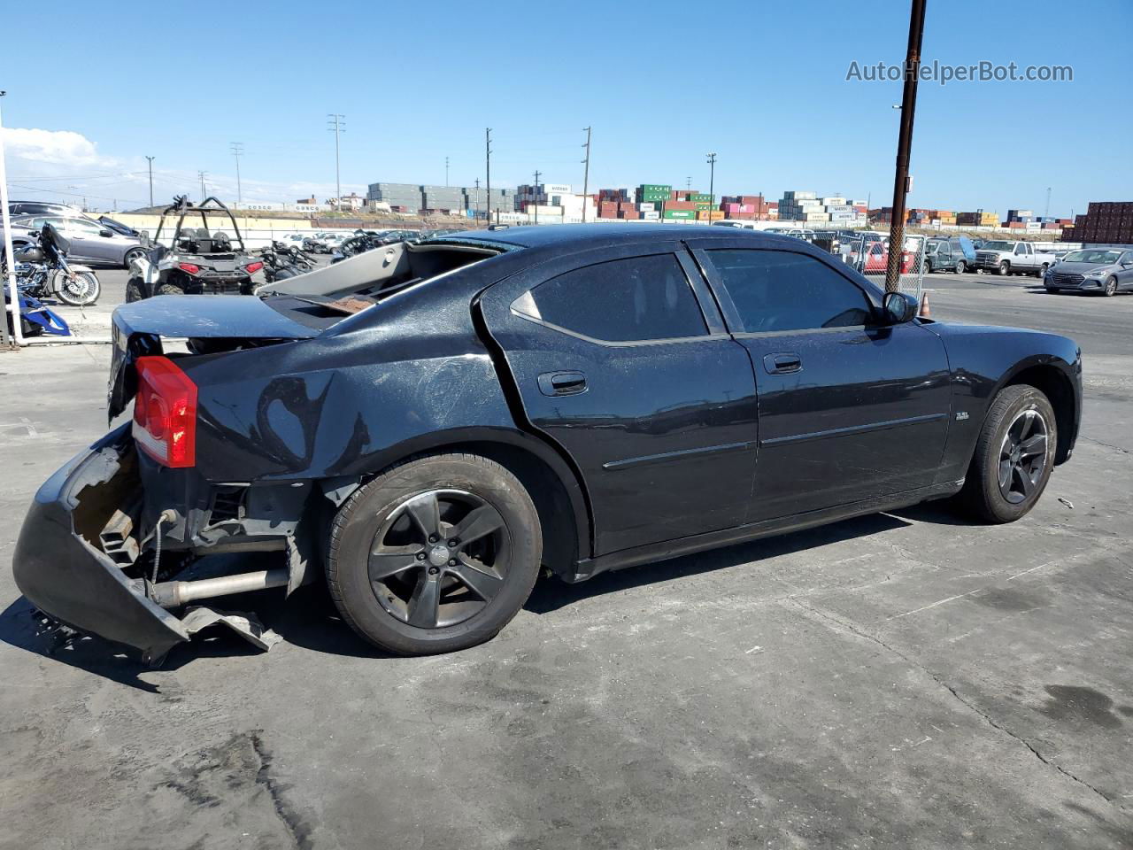 2010 Dodge Charger Sxt Black vin: 2B3CA3CV7AH301415