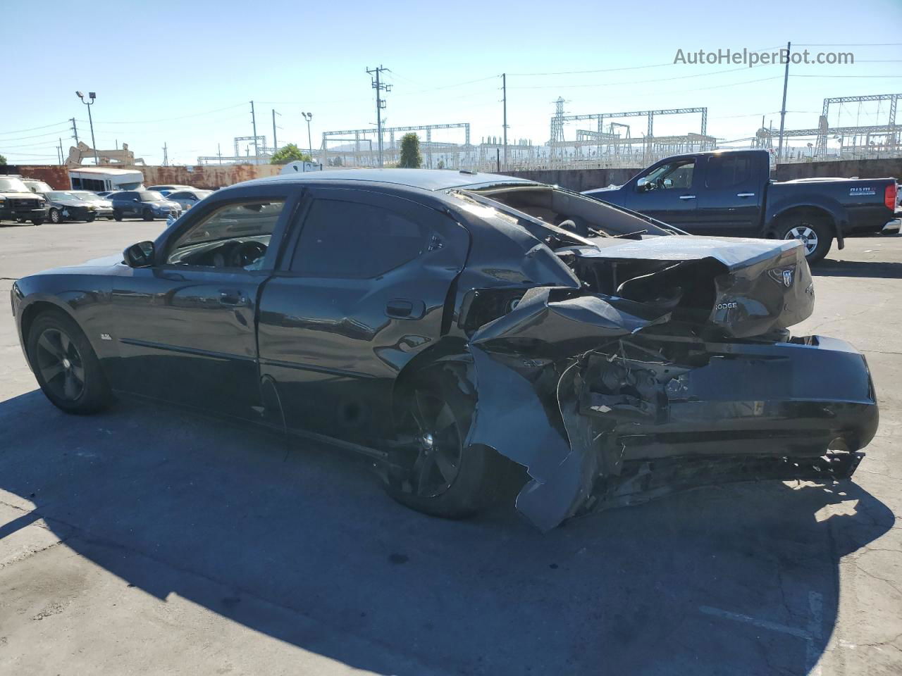 2010 Dodge Charger Sxt Black vin: 2B3CA3CV7AH301415