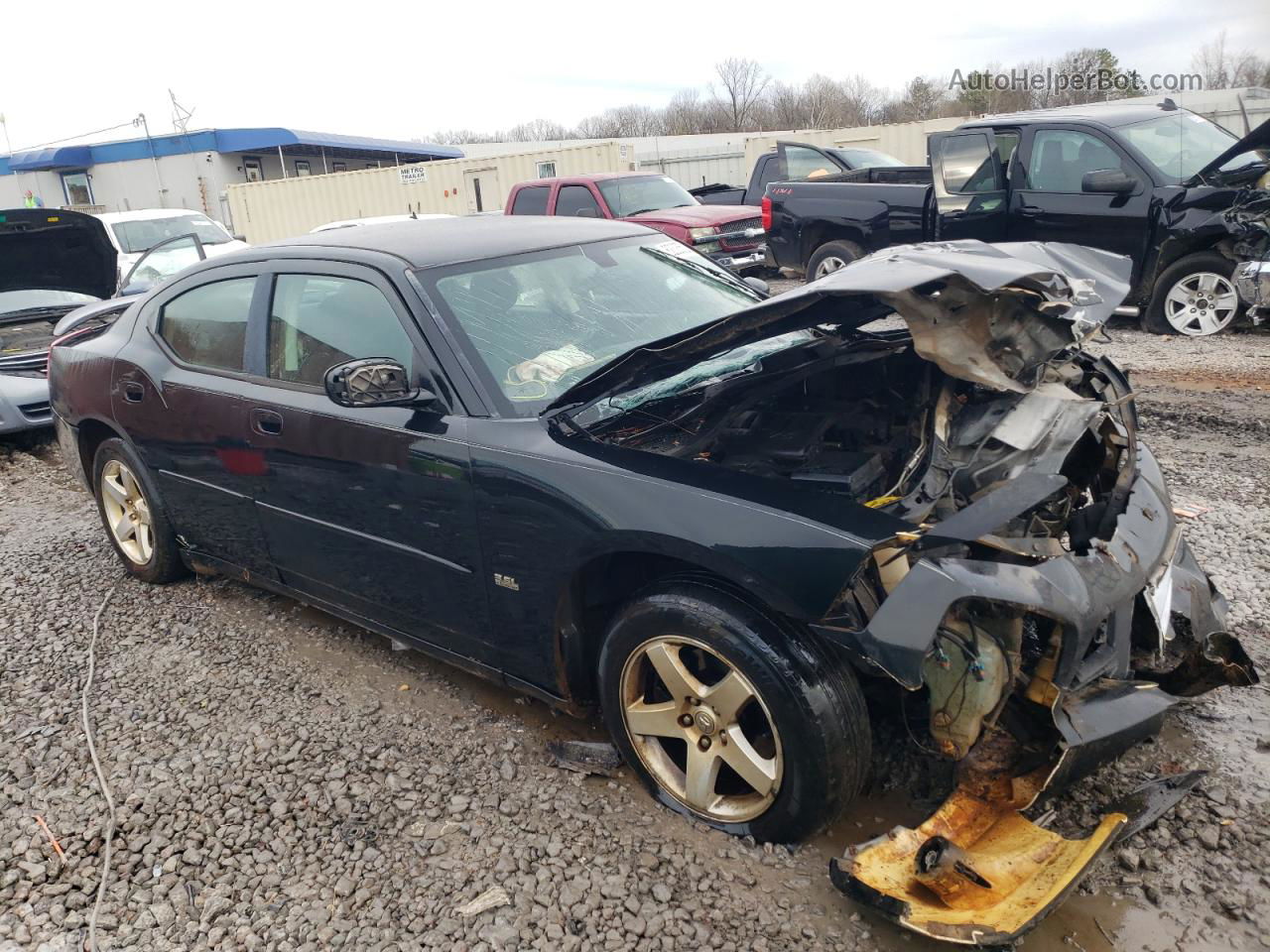 2010 Dodge Charger Sxt Черный vin: 2B3CA3CV8AH106908