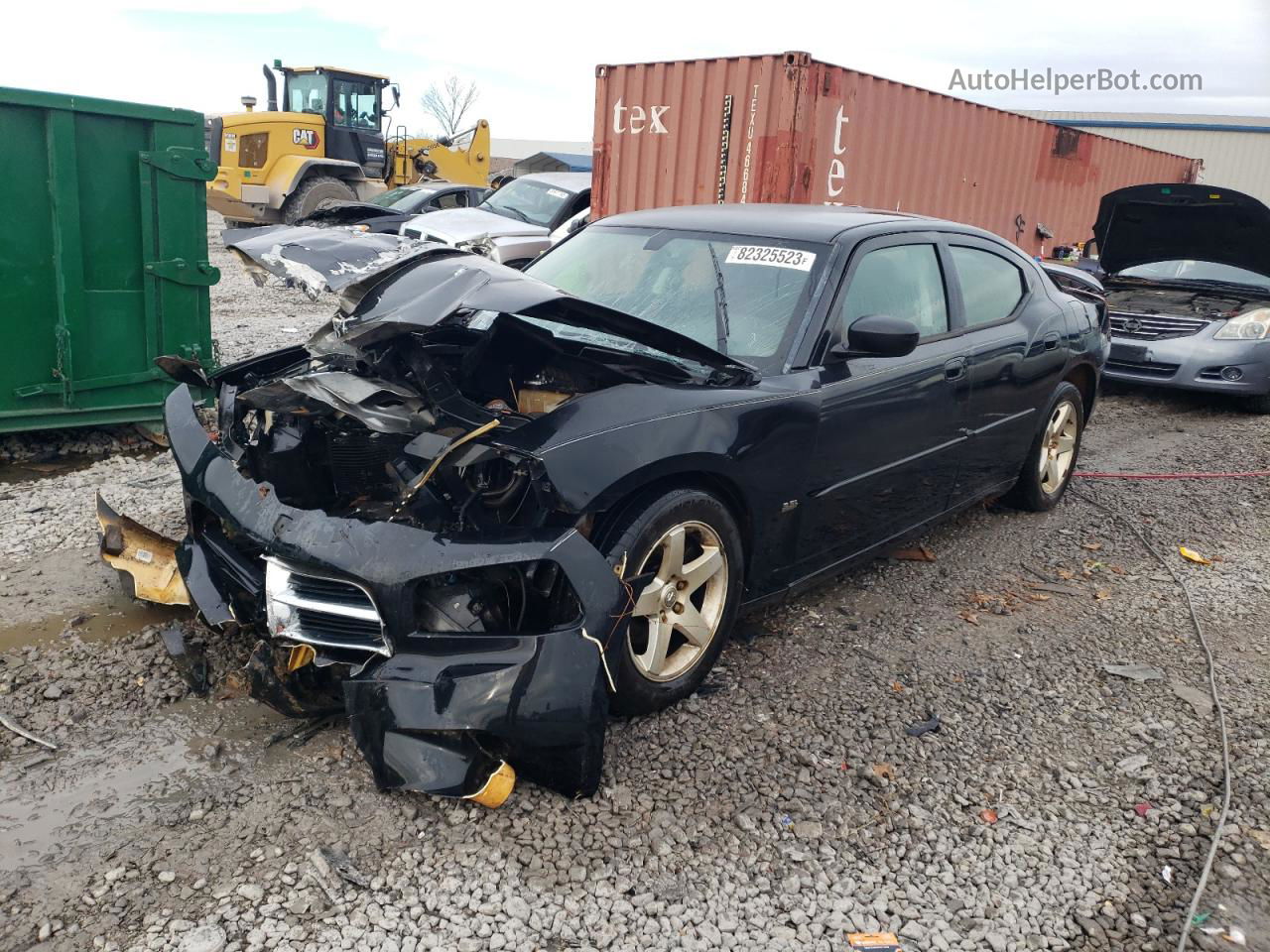 2010 Dodge Charger Sxt Черный vin: 2B3CA3CV8AH106908