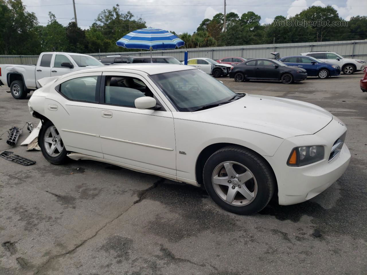 2010 Dodge Charger Sxt Белый vin: 2B3CA3CV8AH152738