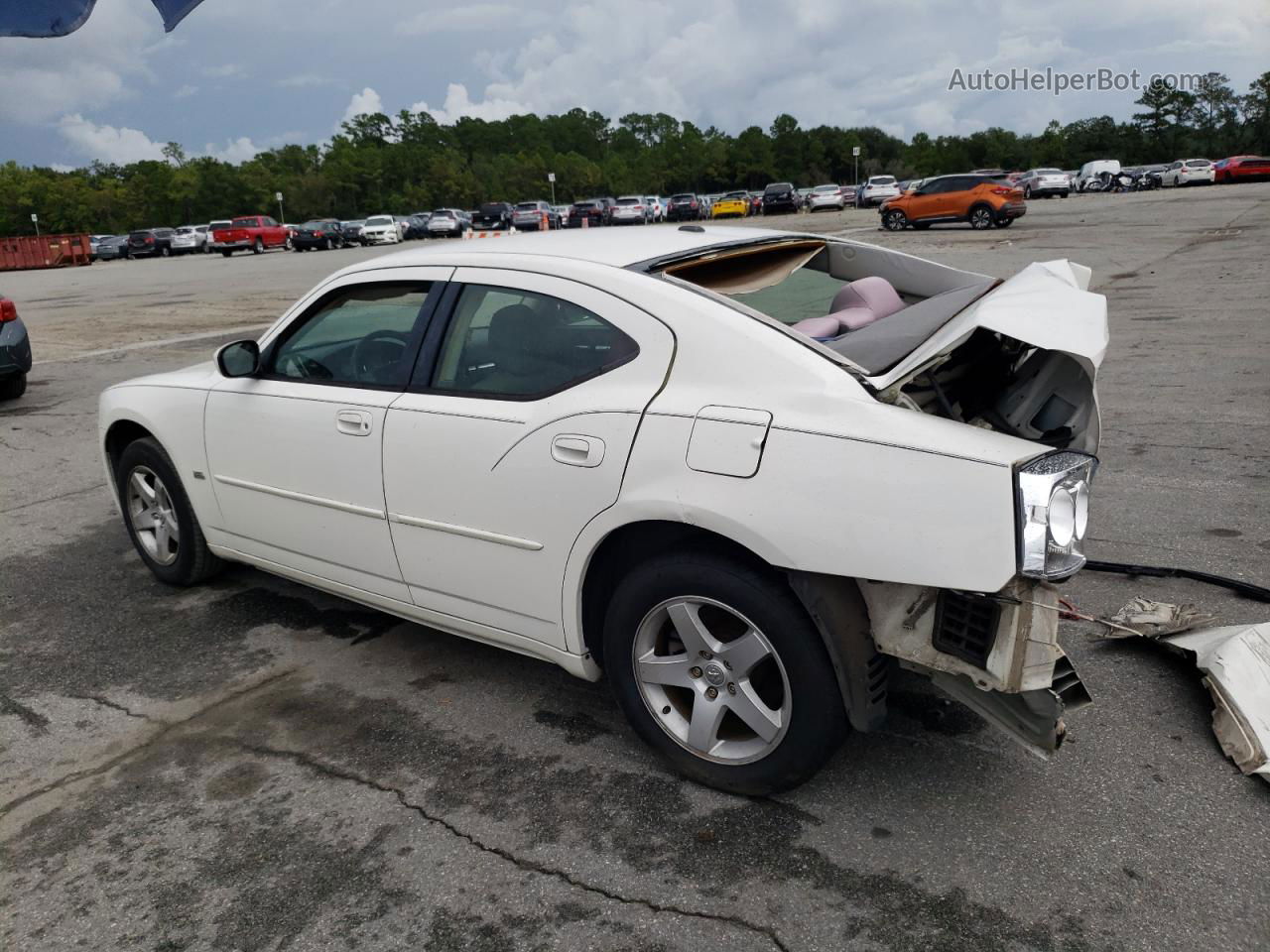 2010 Dodge Charger Sxt White vin: 2B3CA3CV8AH152738