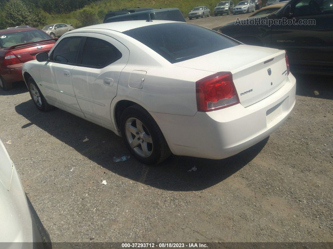 2010 Dodge Charger Sxt White vin: 2B3CA3CV8AH177509