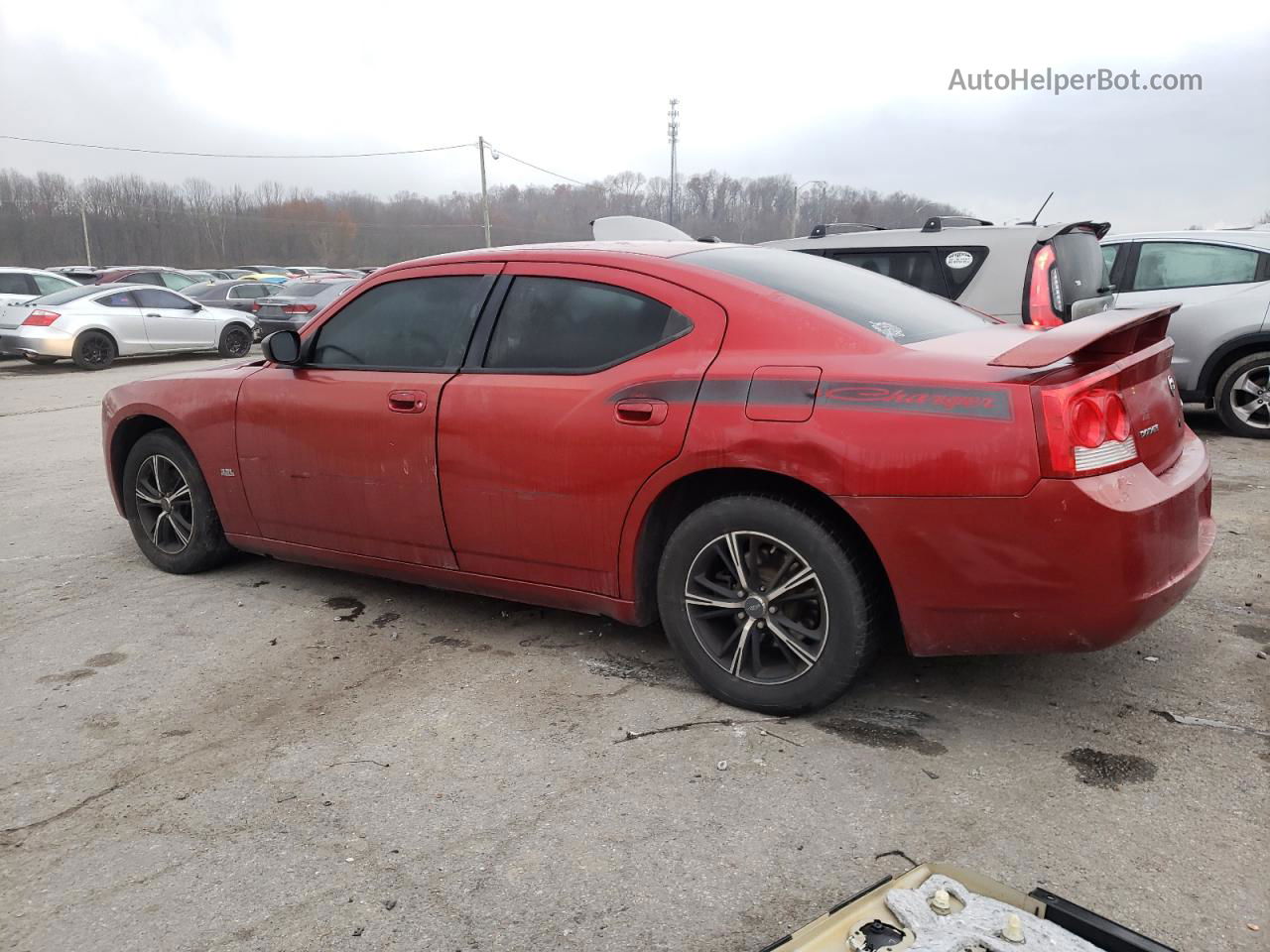 2010 Dodge Charger Sxt Red vin: 2B3CA3CV8AH181415