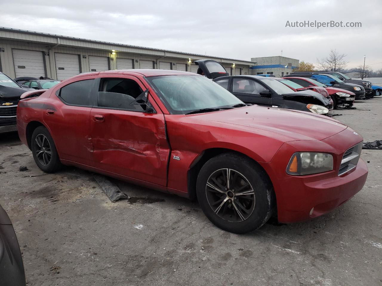 2010 Dodge Charger Sxt Red vin: 2B3CA3CV8AH181415