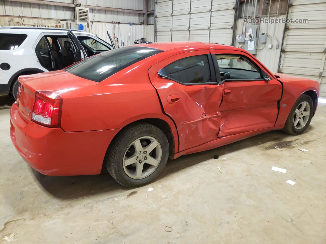 2010 Dodge Charger Sxt Red vin: 2B3CA3CV8AH250619