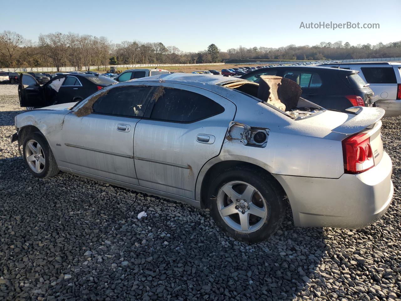 2010 Dodge Charger Sxt Silver vin: 2B3CA3CV8AH307501