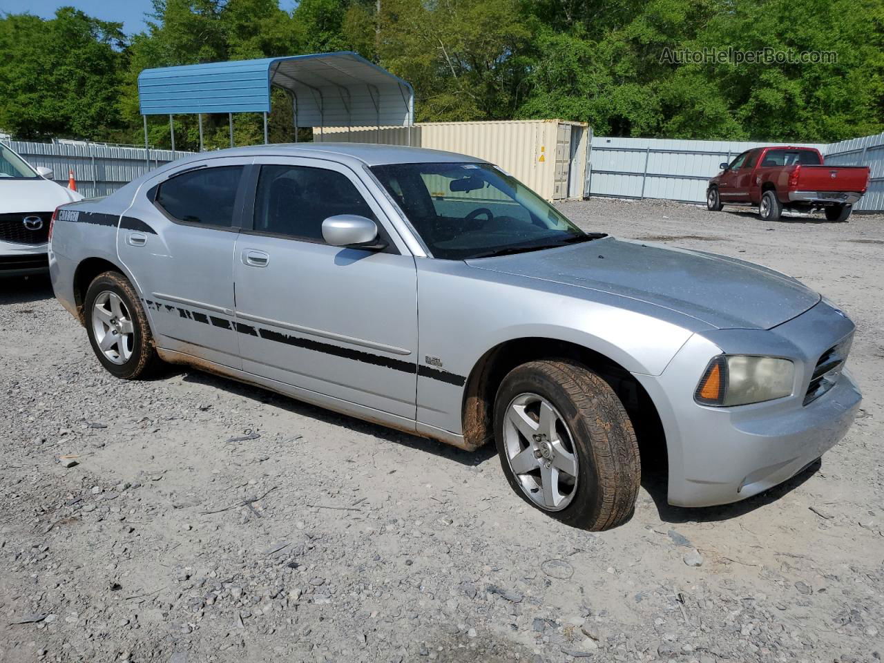 2010 Dodge Charger Sxt Silver vin: 2B3CA3CV9AH168348