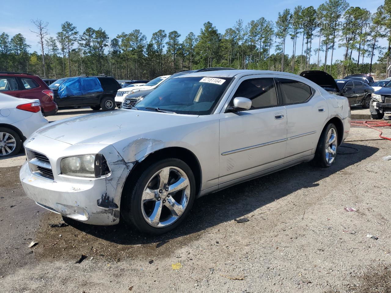 2010 Dodge Charger Sxt Silver vin: 2B3CA3CV9AH186834