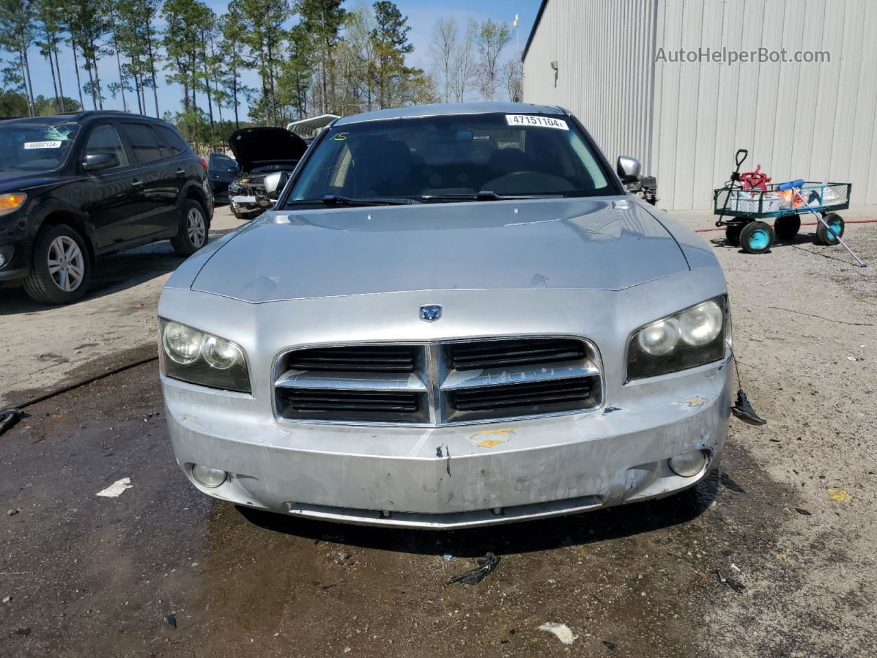 2010 Dodge Charger Sxt Silver vin: 2B3CA3CV9AH186834