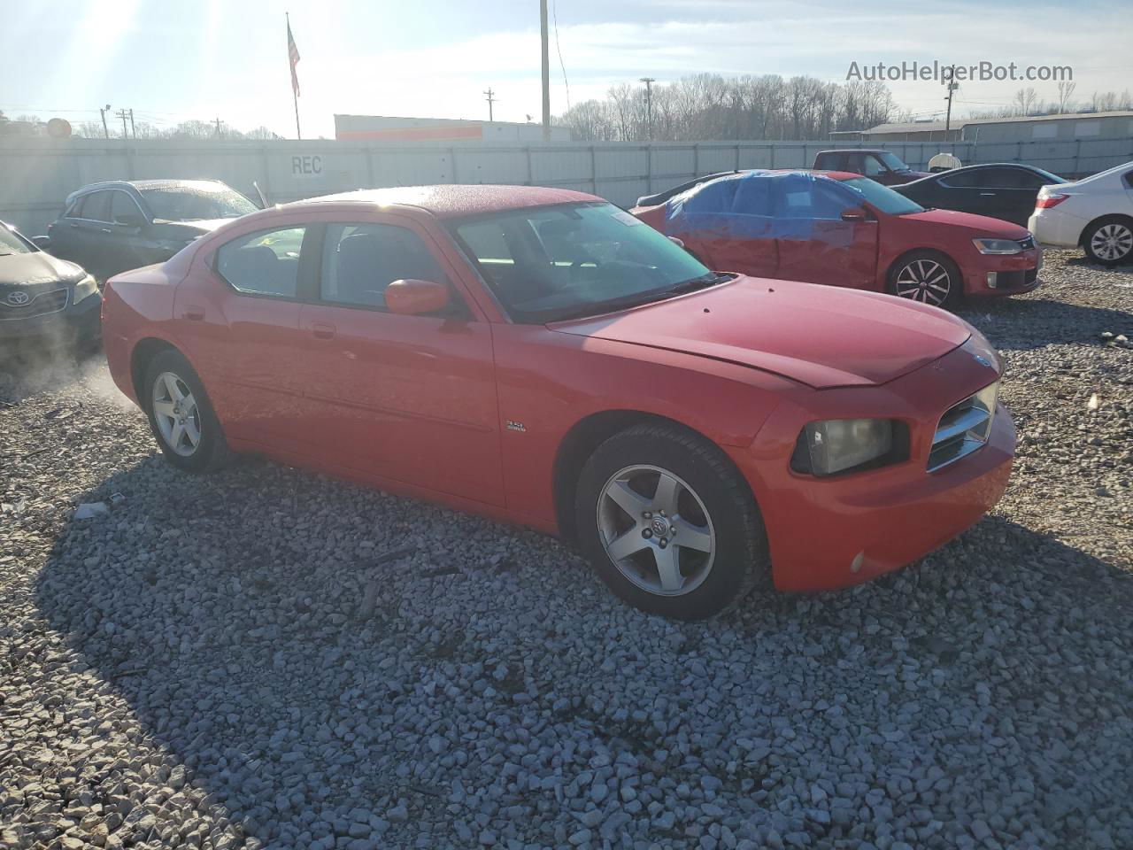 2010 Dodge Charger Sxt Red vin: 2B3CA3CV9AH201753