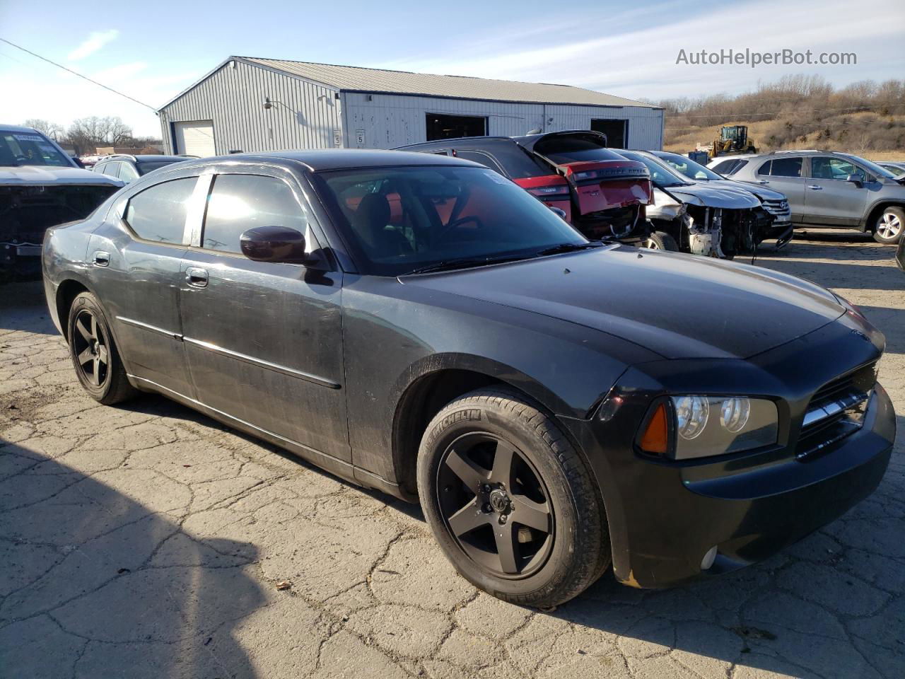 2010 Dodge Charger Sxt Black vin: 2B3CA3CV9AH310925