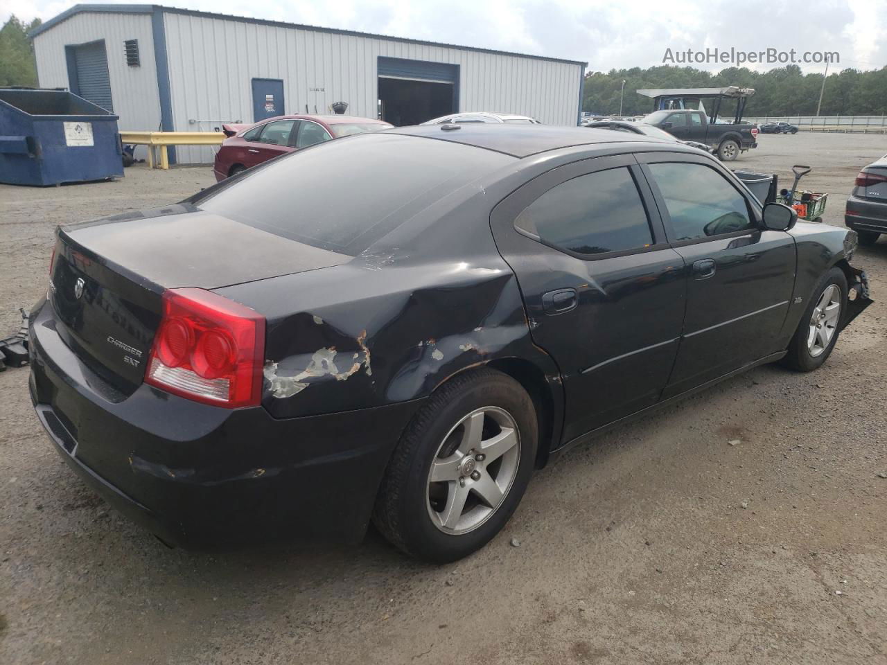 2010 Dodge Charger Sxt Black vin: 2B3CA3CVXAH227603