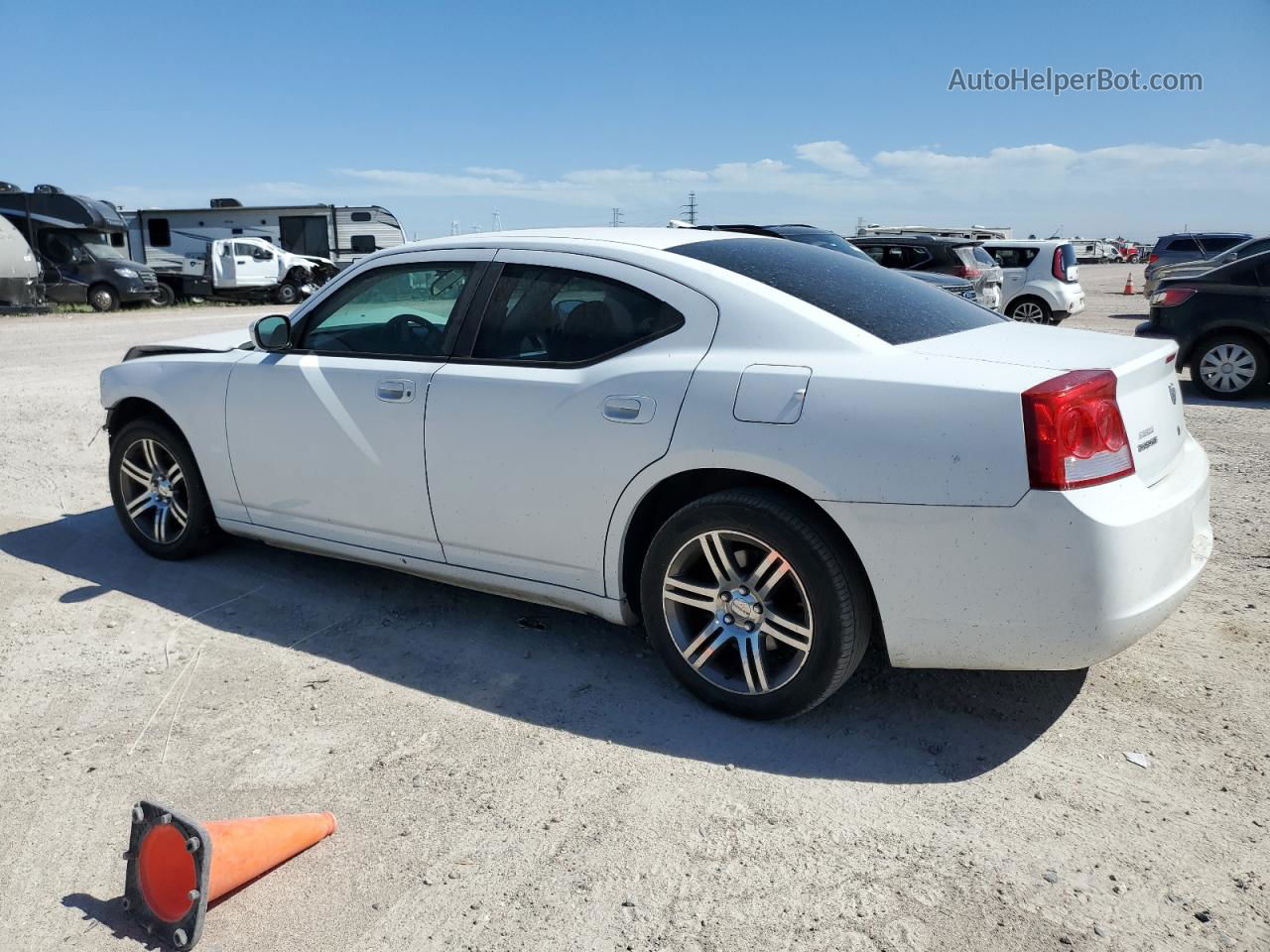 2010 Dodge Charger Sxt White vin: 2B3CA3CVXAH274808