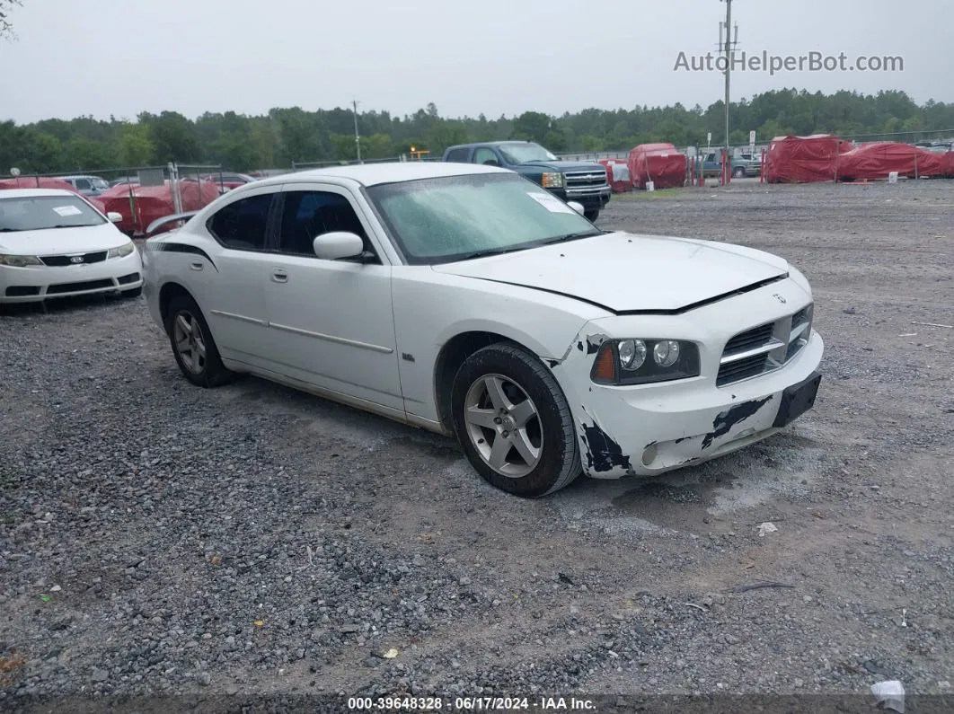 2010 Dodge Charger Sxt White vin: 2B3CA3CVXAH301179